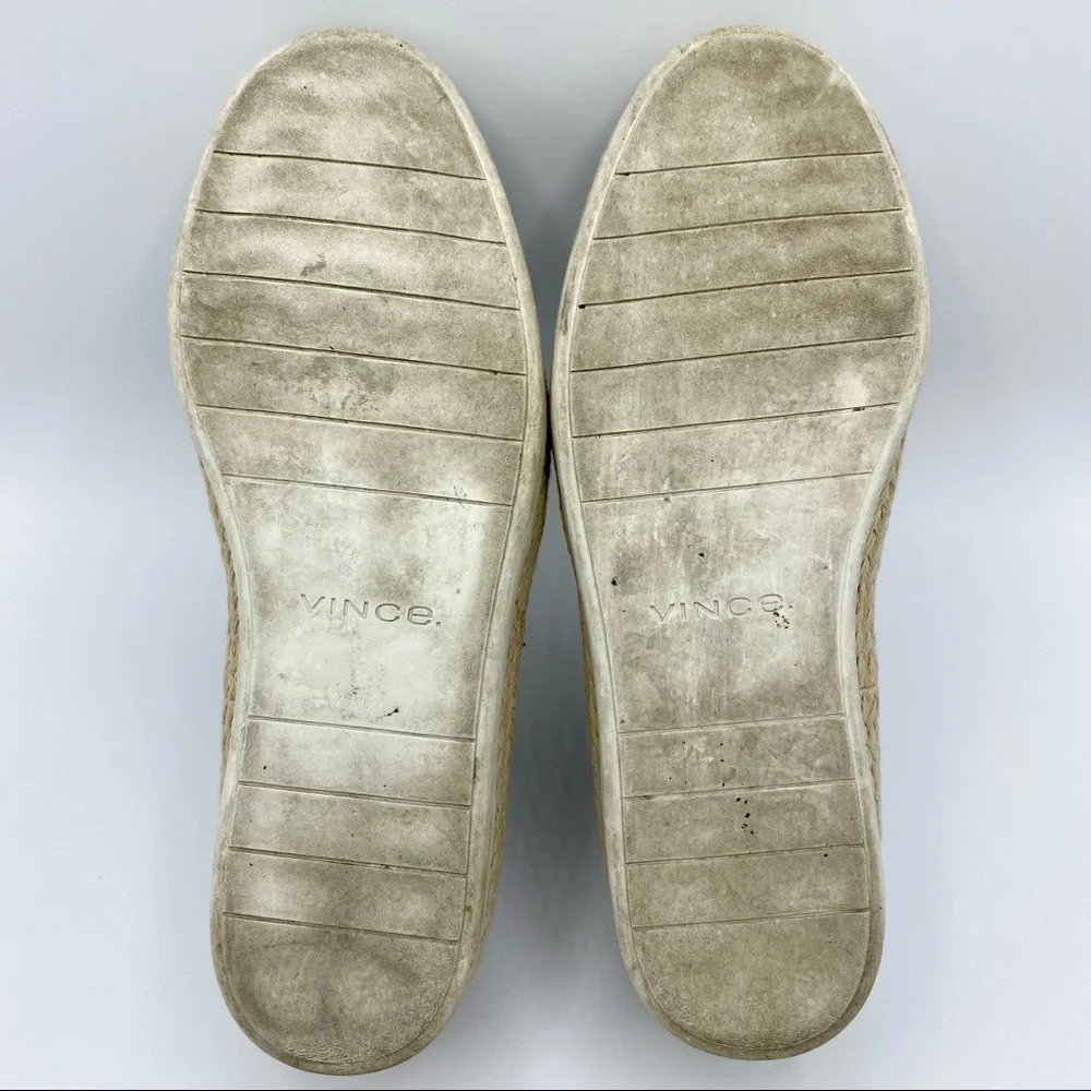 VINCE Light Wood Smoke Acker Slip-On Sneaker Size 7